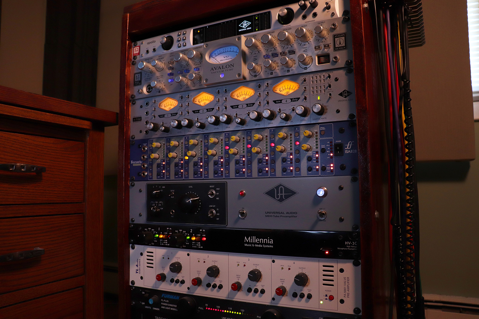 Mike Sartini Recording Studio Outboard Processing Equipment